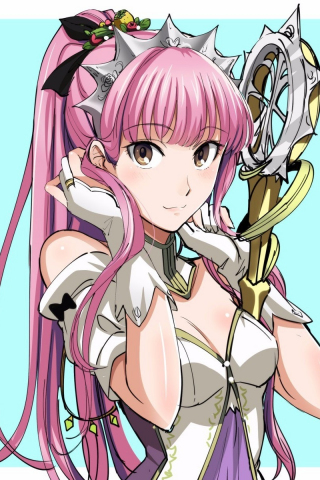 Rider, pink hair, anime girl, fate series, 240x320 wallpaper