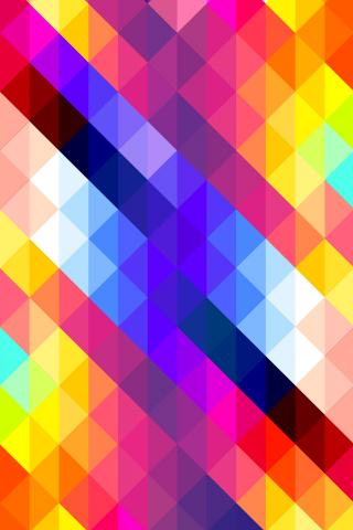 Square, colorful, abstract, 240x320 wallpaper