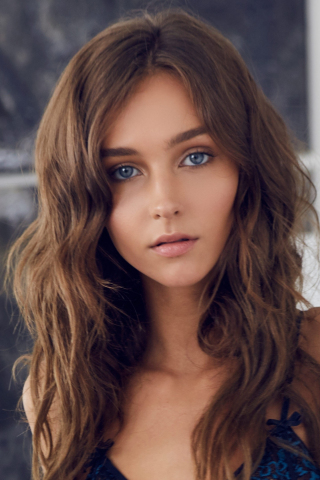 Rachel Cook, beautiful, blue eyes, 2018, 240x320 wallpaper