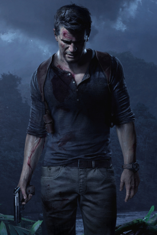 Game, Uncharted 4: A Thief's End, Computer game, 240x320 wallpaper