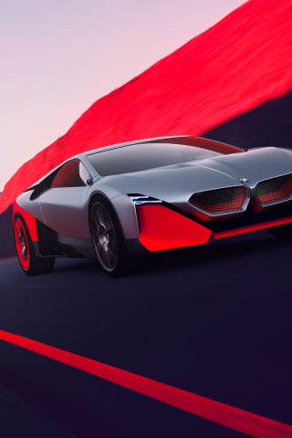 Download wallpaper 240x320 bmw vision m next, concept car, hybrid sports car,  old mobile, cell phone, smartphone, 240x320 hd image background, 21830