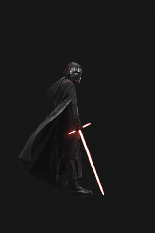 Star Wars: The Rise of Skywalker, villain, Kylo Ren, 240x320 wallpaper
