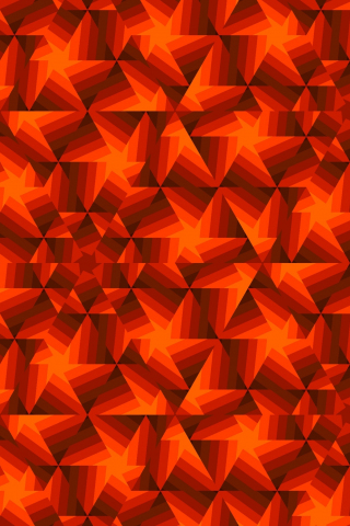 Orange triangular pattern, abstract, 240x320 wallpaper