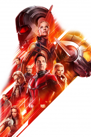 Ant-man and the wasp, new movie, 2018, poster, 240x320 wallpaper