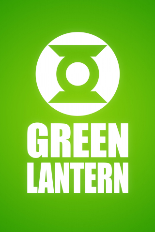 Green lantern, logo, minimal, dc, 240x320 wallpaper