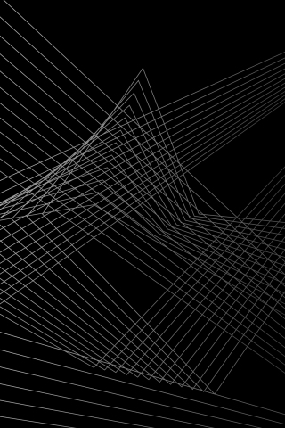 White geometry shapes, lines, dark, 240x320 wallpaper