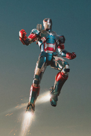 War machine, iron man, Armour suit, 240x320 wallpaper
