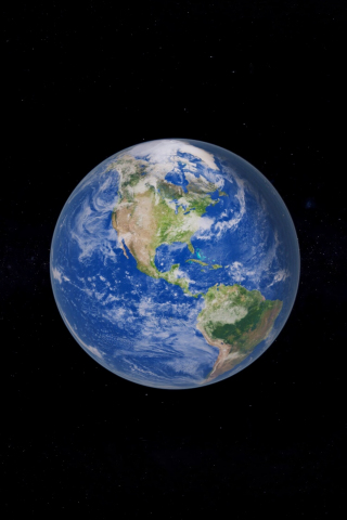 Planet earth, space, 240x320 wallpaper