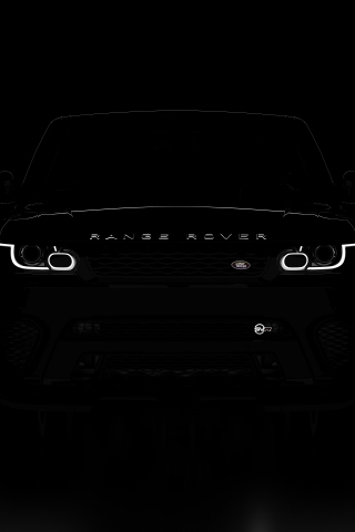 Range-Rover Sport SVR, dark, 240x320 wallpaper