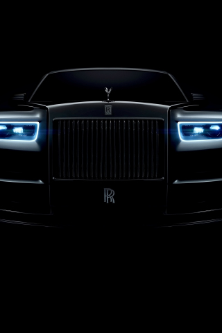 Rolls-Royce Phantom, Luxury car, 2018, 240x320 wallpaper