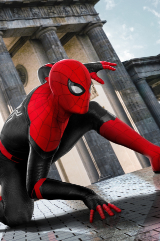 2019 movie, Spider-man: Far From Home, 240x320 wallpaper