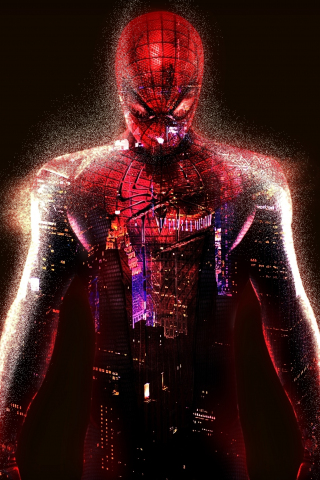 Spider-man, artwork, 2019, 240x320 wallpaper