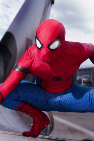 Spider-man, Captain America: Civil War, movie, 240x320 wallpaper
