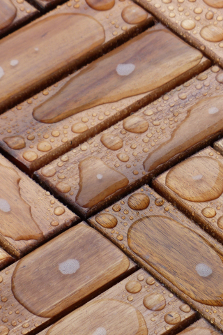 Water on wooden surface, texture, 240x320 wallpaper