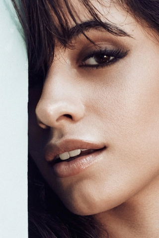 Close up, Camila Cabello, famous singer, 240x320 wallpaper