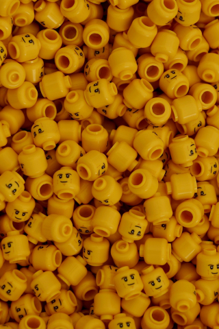 Yellow, Lego, toy, 240x320 wallpaper
