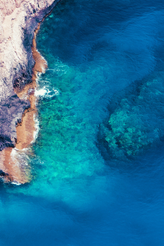Navagio, beach, sea, cliff, blue ocean, nature, 240x320 wallpaper
