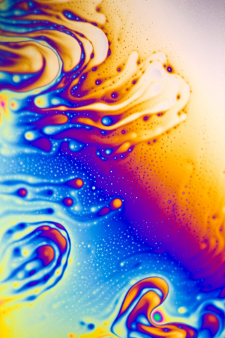 Liquid, surface, macro, patterns, 240x320 wallpaper