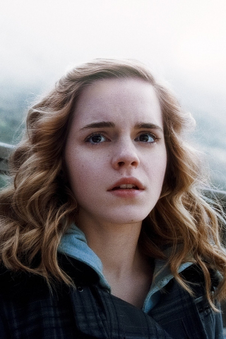 Beautiful Actress, Emma Watson, Movie, Harry Potter, 240x320 wallpaper