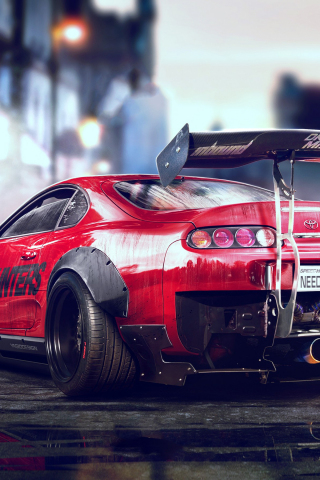 Toyota Supra, Need For Speed Payback, video game, 240x320 wallpaper