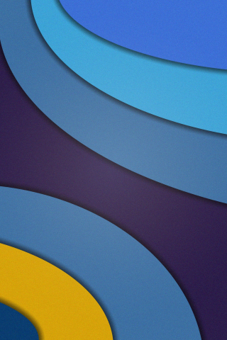 Material design, curves, abstract, 240x320 wallpaper