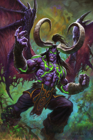 Monster, world of Warcraft, online game, 240x320 wallpaper