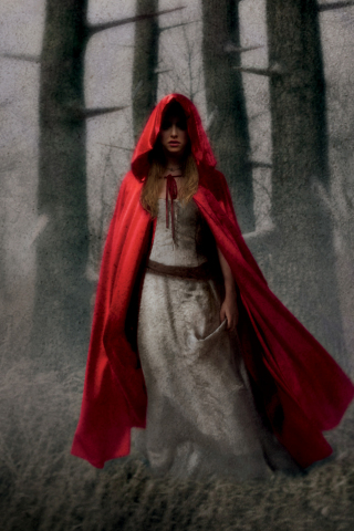 Red Riding Hood, fantasy, girl model, cosplay, 240x320 wallpaper