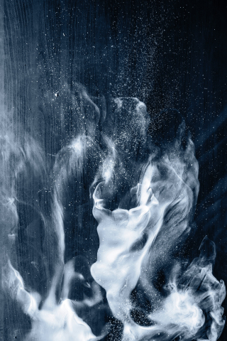 White smoke, digital art, 240x320 wallpaper
