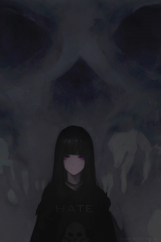 Dark anime girl wallpaper by AbbyyTsumiki - Download on ZEDGE™