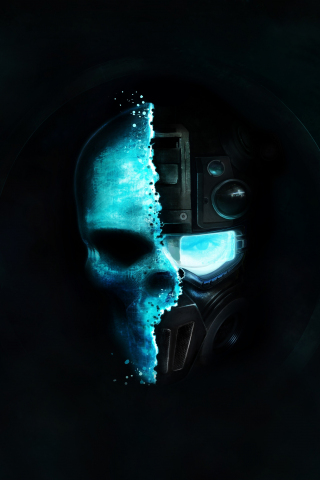 Tom Clancy's Ghost Recon, video game, future soldier, dark, 240x320 wallpaper