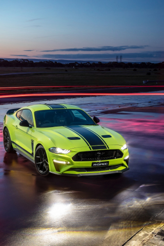 Ford Mustang GT Fastback, sports car, 2019, 240x320 wallpaper