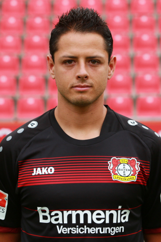 Javier Hernández, footballer, soccer, 240x320 wallpaper