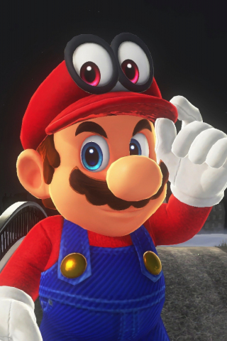 Mario, Super Mario Odyssey, video game, 240x320 wallpaper
