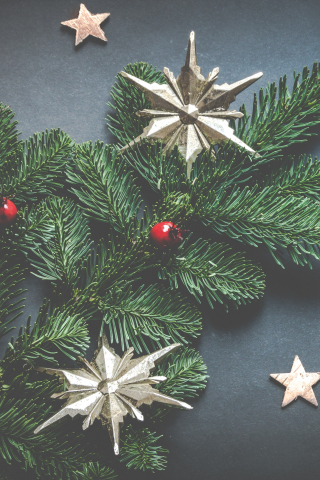 Christmas, holiday, decoration, ornaments, 2017, 240x320 wallpaper