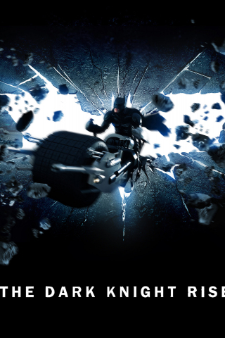 2012 Movie, The Dark Knight Rises, dark, 240x320 wallpaper