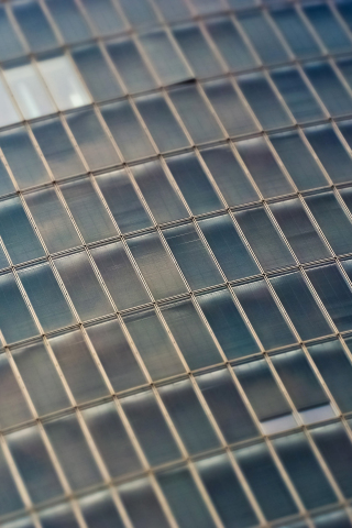 Glass window, facade, buildings, grid, architecture, 240x320 wallpaper