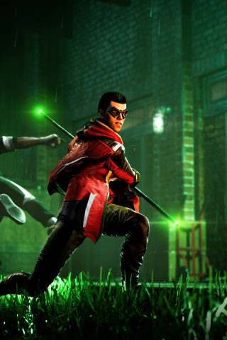 Gotham knights, Robin, game screenshot, 2022, 240x320 wallpaper
