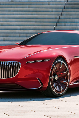 Vision Mercedes-Maybach Ultimate Luxury, luxury car, 240x320 wallpaper