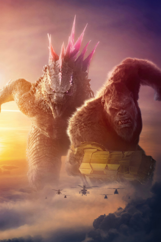 Godzilla x Kong: The New Empire, 24 movie, 240x320 wallpaper
