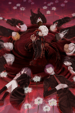 Download 240x320 wallpaper tokyo ghoul, anime, all ...