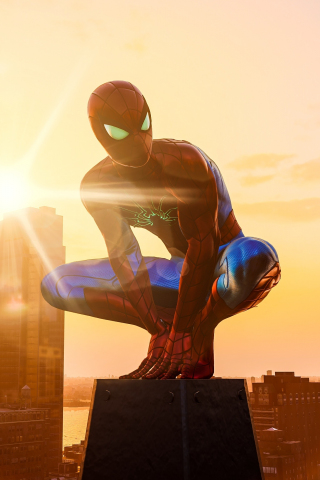 Spider-man PS4, game, 2020, 240x320 wallpaper