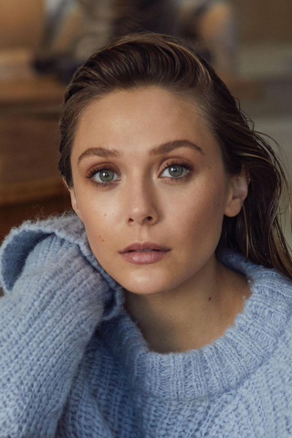 Elizabeth Olsen, 2018, brunette, 240x320 wallpaper