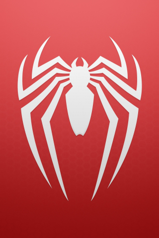 Spider-man, spider logo, marvel, 240x320 wallpaper