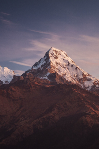 Nepal, mountains, adorable peaks, 240x320 wallpaper