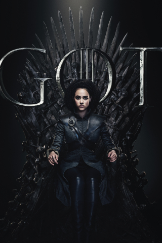 Nathalie Emmanuel, Missandei, Game of Thrones, Season 8, 2019, 240x320 wallpaper