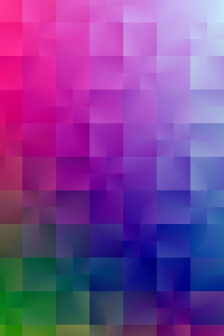 Gradient, colorful, squares, 2019, 240x320 wallpaper