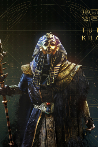 Assassin's Creed: Origins, Tutan Khamun, mummy, video game, 240x320 wallpaper