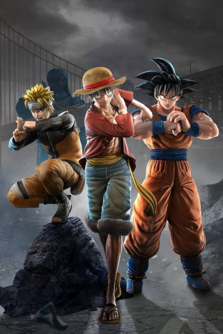 Download wallpaper 240x320 anime, jump force, naruto, dragon ball, one  piece, video game, old mobile, cell phone, smartphone, 240x320 hd image  background, 19058