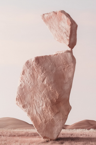 Rocks, balance, stock photography, 240x320 wallpaper