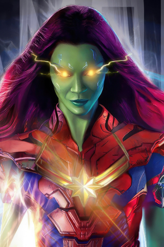 Gamora, Marvelous Guardian, 2023, 240x320 wallpaper